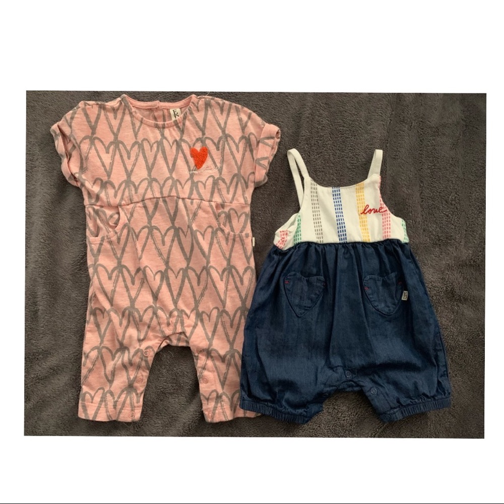 Ellen baby rompers